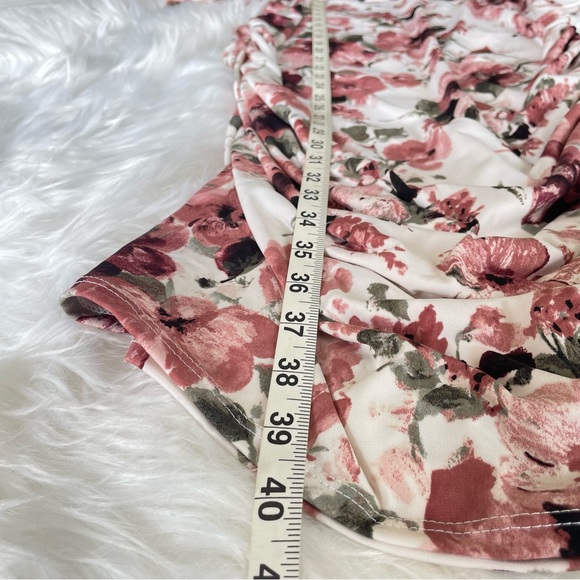 My Bump Maternity Harley Floral Bodycon Dress Cold Shoulder Short Sleeved XL - Picture 11 of 12